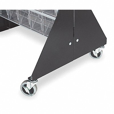 Tip-Out Bin Rack Casters